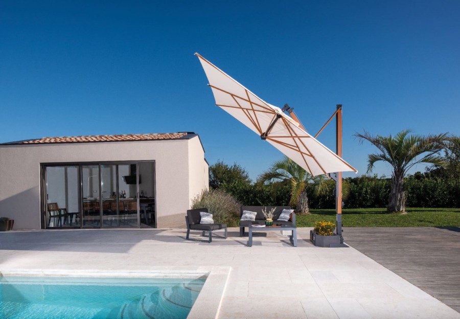 Зонт профессиональный Galileo Wood слоновая кость Scolaro