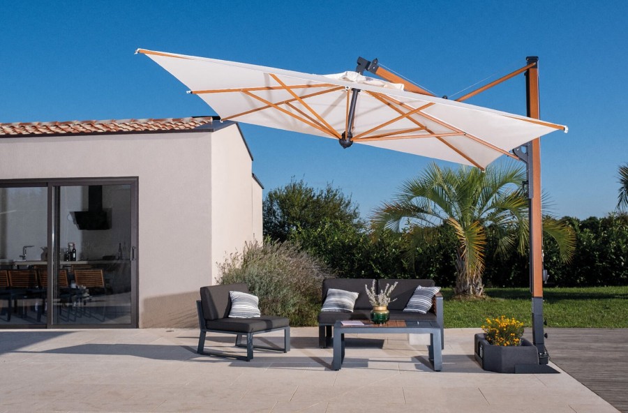 Зонт профессиональный Galileo Wood слоновая кость Scolaro