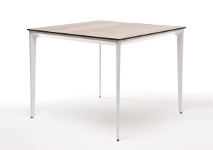 Обеденный стол Малага из HPL 90х90 см, дуб 4sis