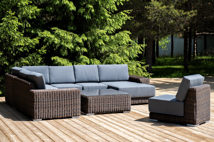 Лаунж-зона трансформирующаяся Капри, коричневый