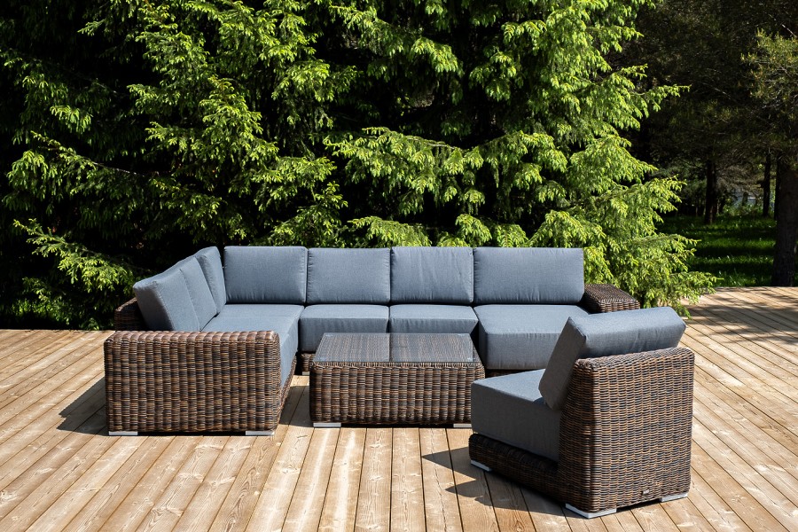 Лаунж-зона трансформирующаяся Капри, коричневый