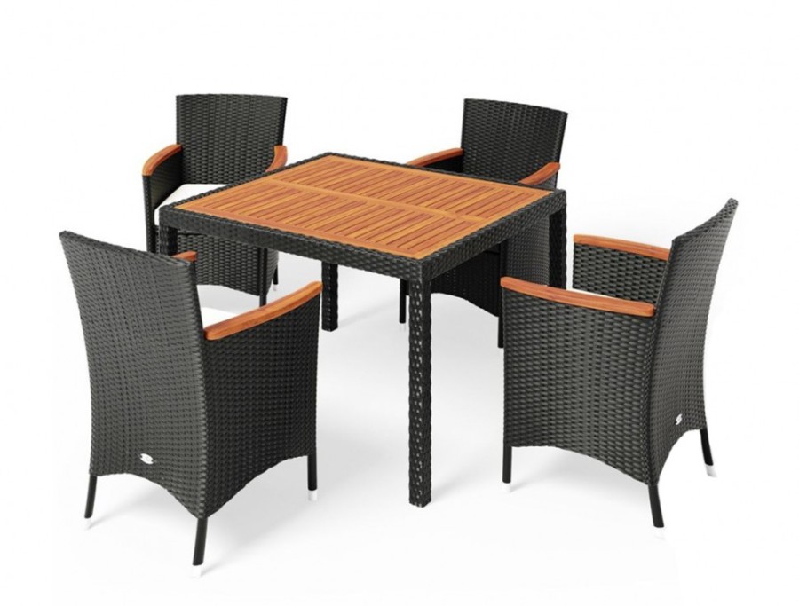 Комплект плетеной мебели AFM-440 Black Афина