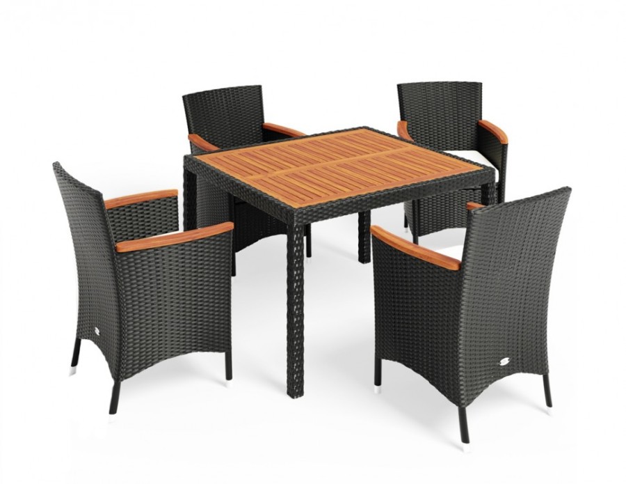 Комплект плетеной мебели AFM-440 Black Афина