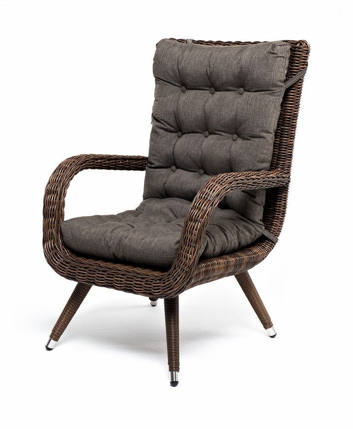 Кресло из искусственного ротанга Толедо Brown 4sis