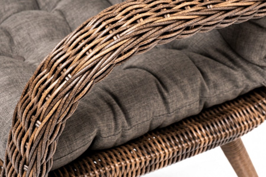 Кресло из искусственного ротанга Толедо Brown 4sis
