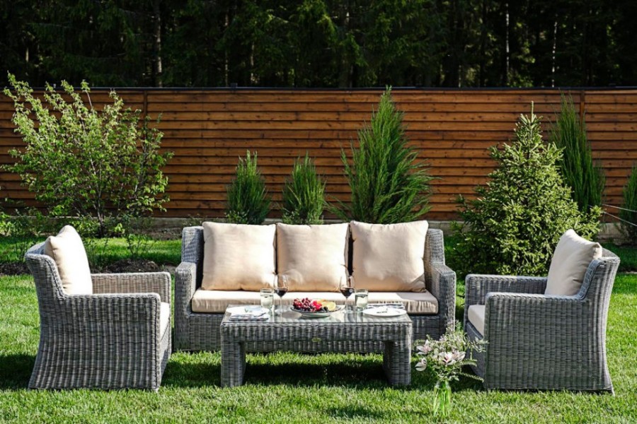 Плетеный диван Sunstone Joygarden