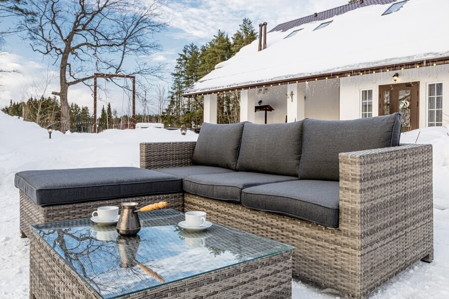 Угловой комплект VICKY из искусственного ротанга Royal Family