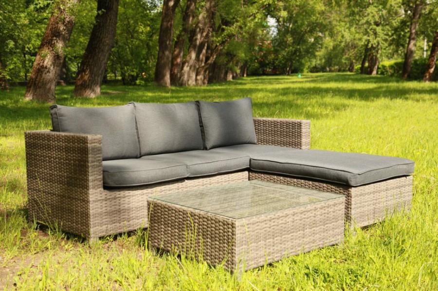 Угловой комплект VICKY из искусственного ротанга Royal Family