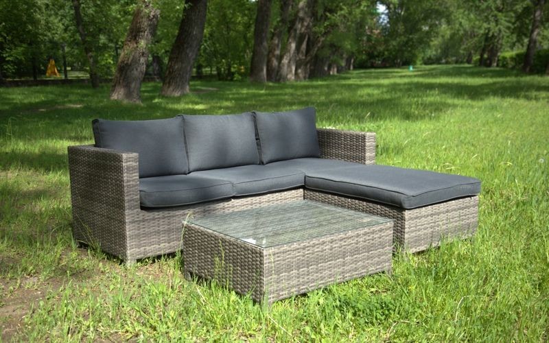 Угловой комплект VICKY из искусственного ротанга Royal Family