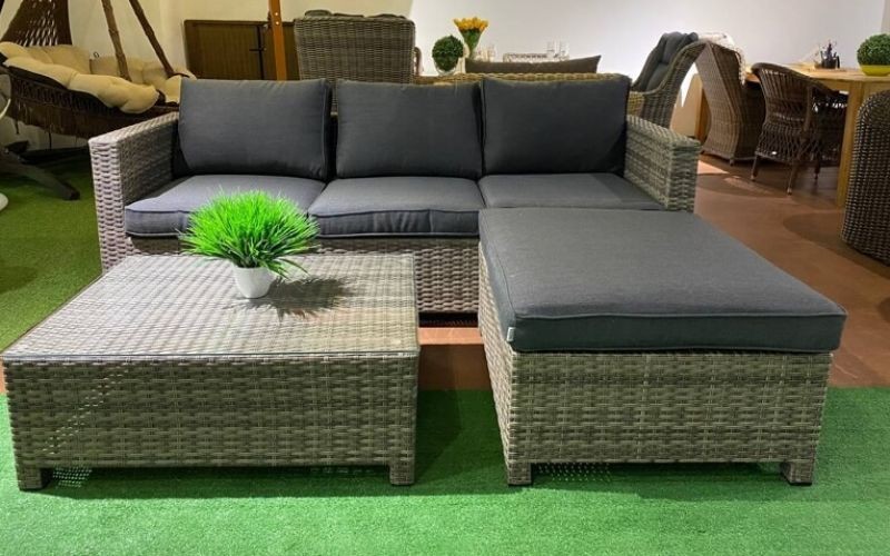 Угловой комплект VICKY из искусственного ротанга Royal Family