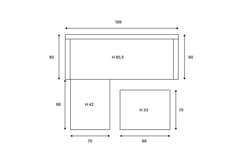 Угловой комплект VICKY из искусственного ротанга Royal Family