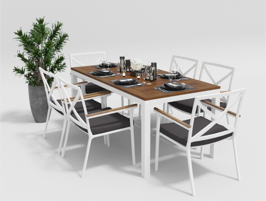 Обеденная группа Bella Calma 220 бежевая Gardenini