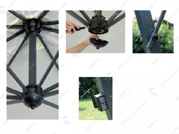 Уличный зонт Napoli Braccio 3030 Scolaro