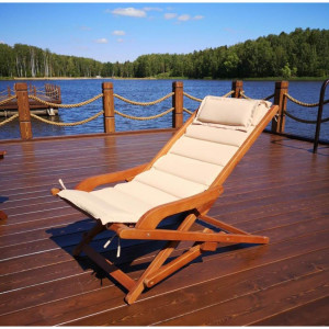 Кресло-шезлонг складное AFM-709A Beige Афина