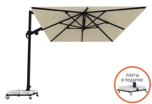 Зонт профессиональный Banana Plus Dickson 3х3 с плитами Scolaro