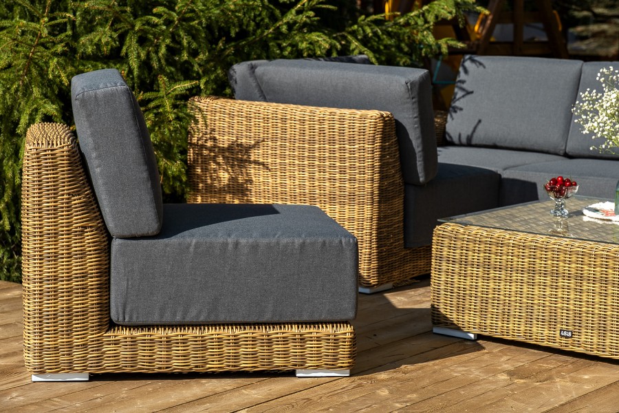 Лаунж-зона трансформирующаяся Капри, соломенный