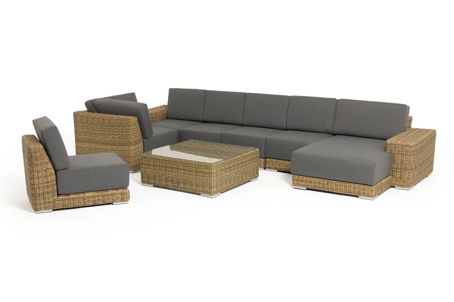 Лаунж-зона трансформирующаяся Капри, соломенный