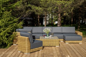 Лаунж-зона трансформирующаяся Капри, соломенный