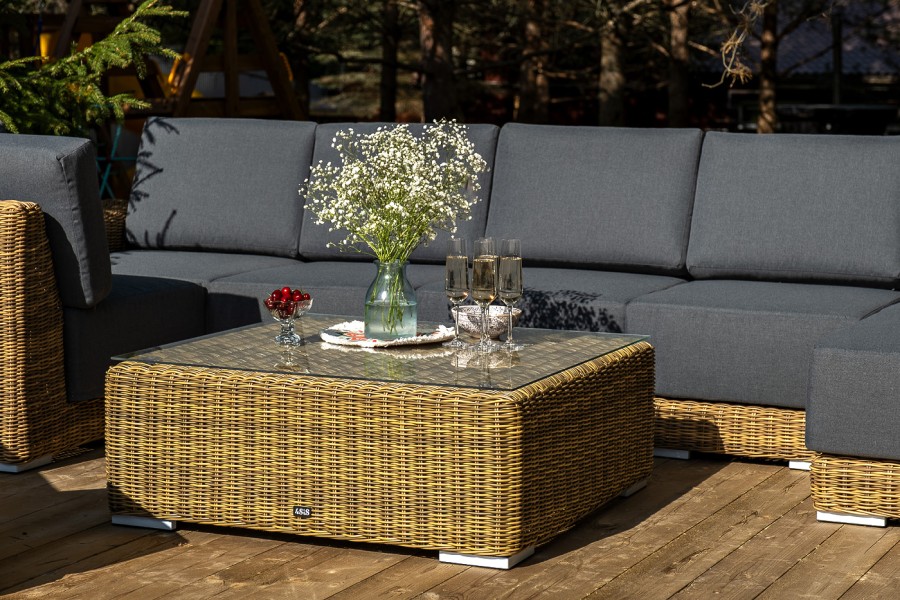 Лаунж-зона трансформирующаяся Капри, соломенный