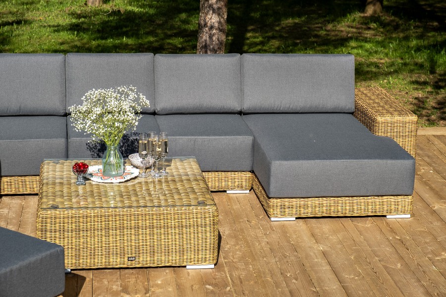 Лаунж-зона трансформирующаяся Капри, соломенный