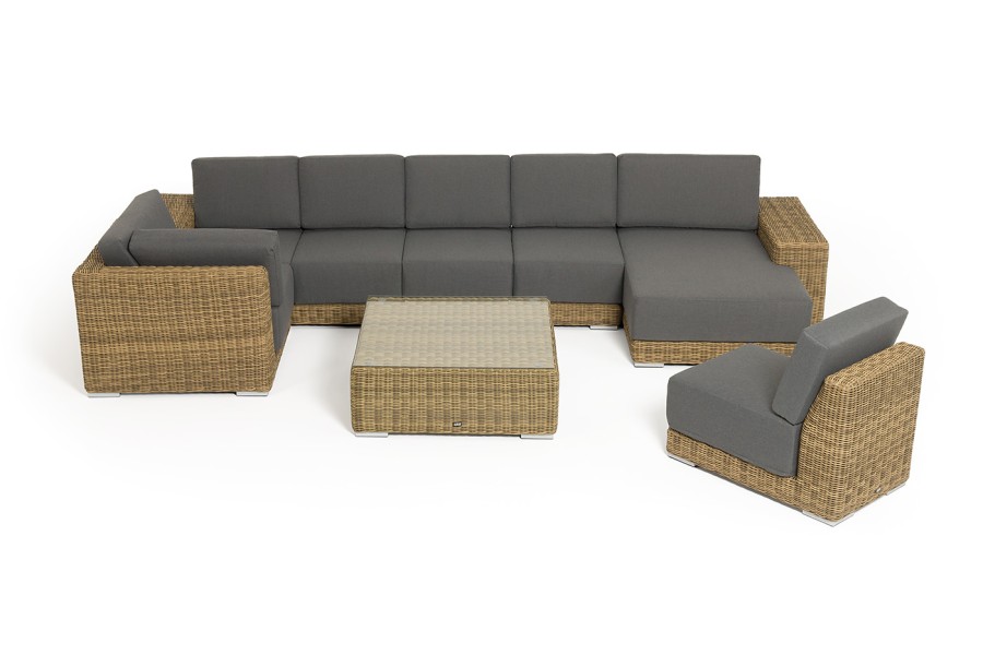 Лаунж-зона трансформирующаяся Капри, соломенный