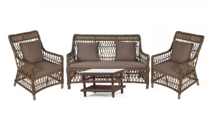 Комплект кофейный Legend 2 коричневый Aiko