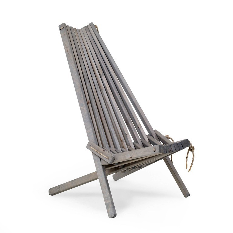 Кресло шезлонг Ribbon grey 3001-7 Brafab