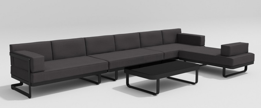 Лаунж зона Hacienda антрацит Gardenini