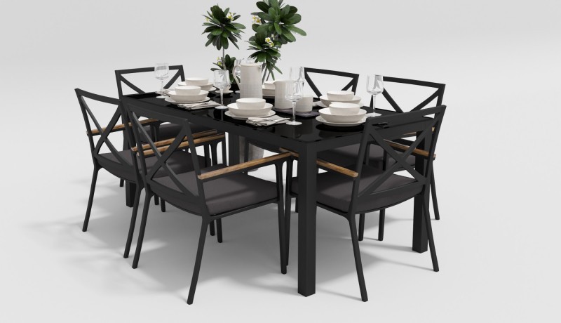 Стул Calma карбон серый Gardenini