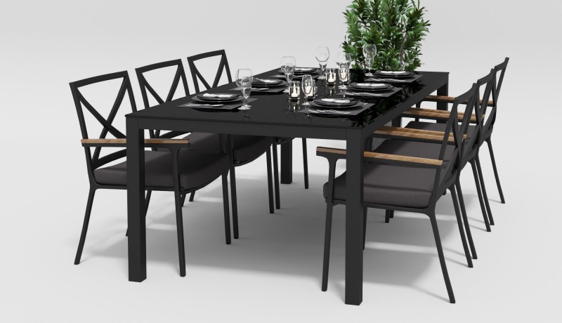 Стул Calma карбон серый Gardenini