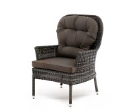 Кресло из искусственного ротанга Алиса, графит 4sis