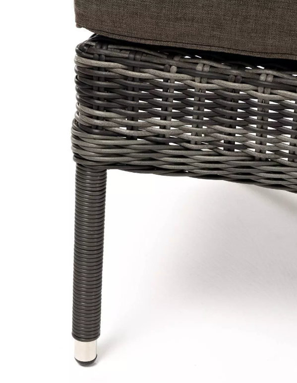 Кресло из искусственного ротанга Алиса, графит 4sis