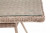 Обеденный стол из искусственного ротанга Латте Beige 160х90см 4sis