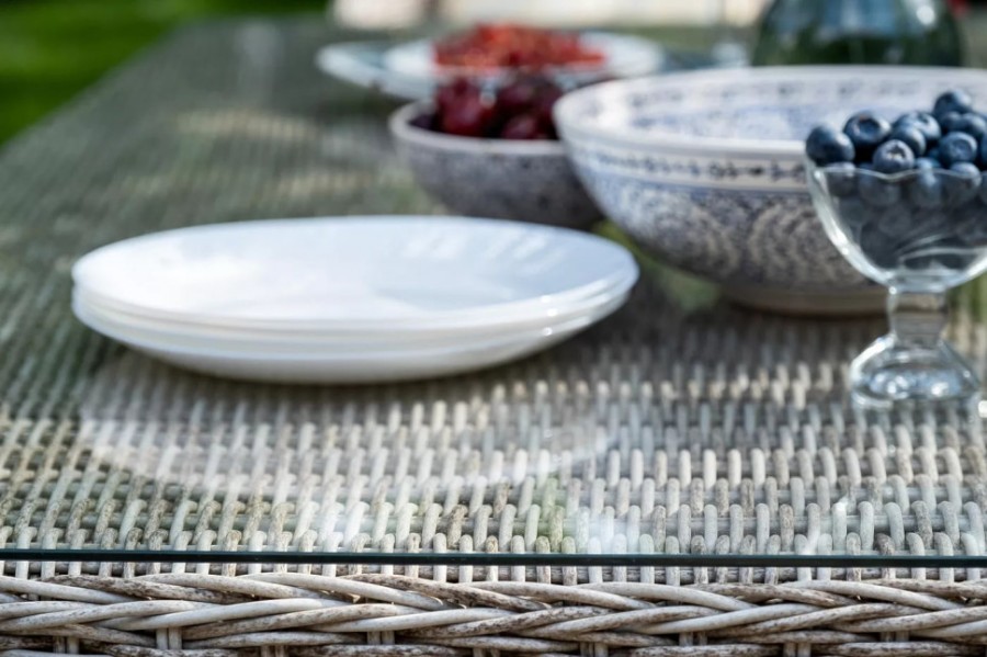 Обеденный стол из искусственного ротанга Латте Beige 160х90см 4sis