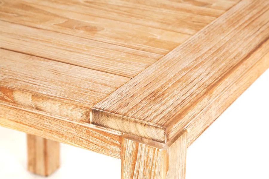 Деревянный стол из натурального тика Виченца 4sis
