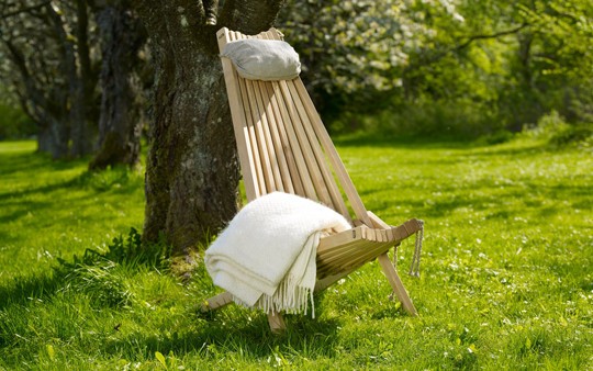 Кресло шезлонг Ribbon natur 3001 Brafab