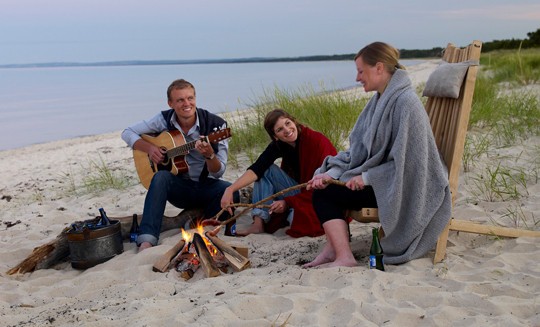 Кресло шезлонг Ribbon natur 3001 Brafab