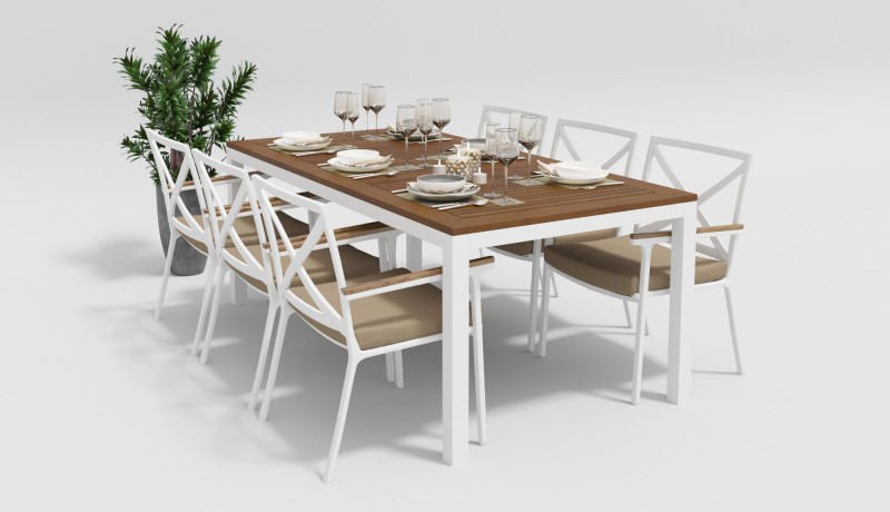 Стул Calma белый беж Gardenini