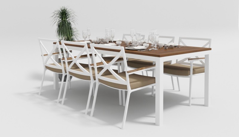 Стул Calma белый беж Gardenini