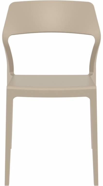 Стул пластиковый Snow бежевый Garden