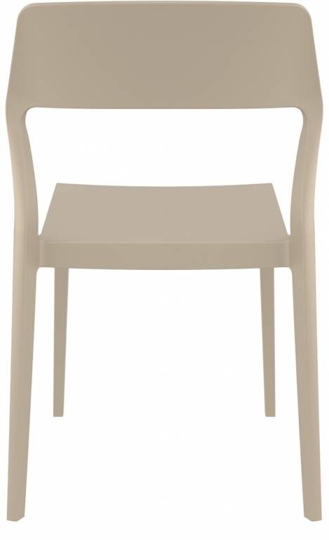 Стул пластиковый Snow бежевый Garden