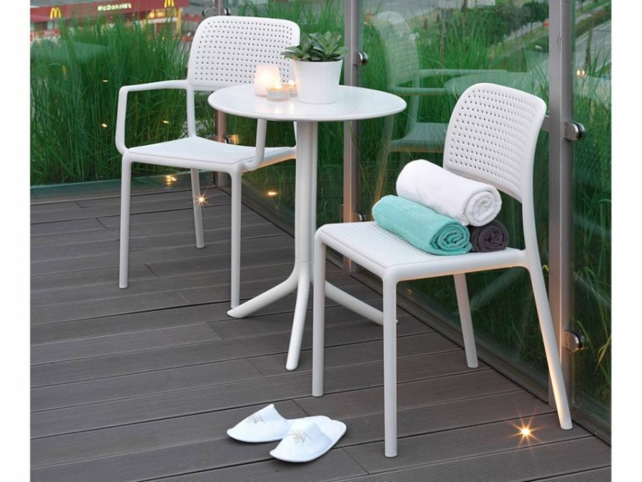 Стул пластиковый Bora Bistrot белый Nardi