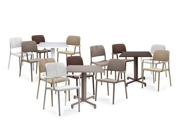 Стул пластиковый Bora Bistrot белый Nardi