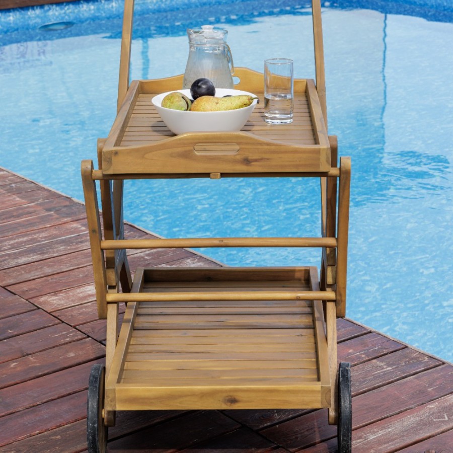 Сервировочный столик Mario из акации Royal Family