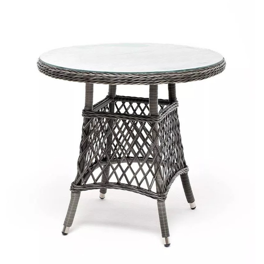 Кофейный комплект Алиса из искусственного ротанга, графит 4sis