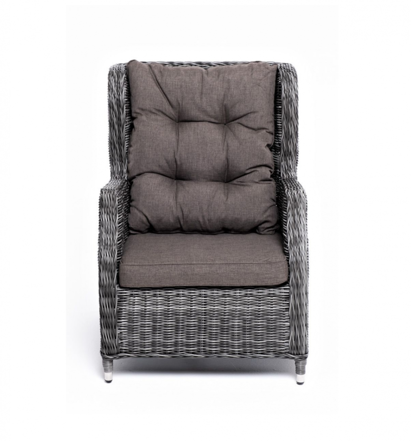 Кресло Форио из искусственного ротанга раскладное графит 4sis