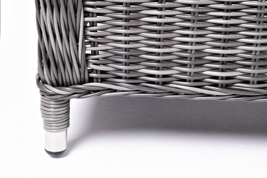 Кресло Форио из искусственного ротанга раскладное графит 4sis