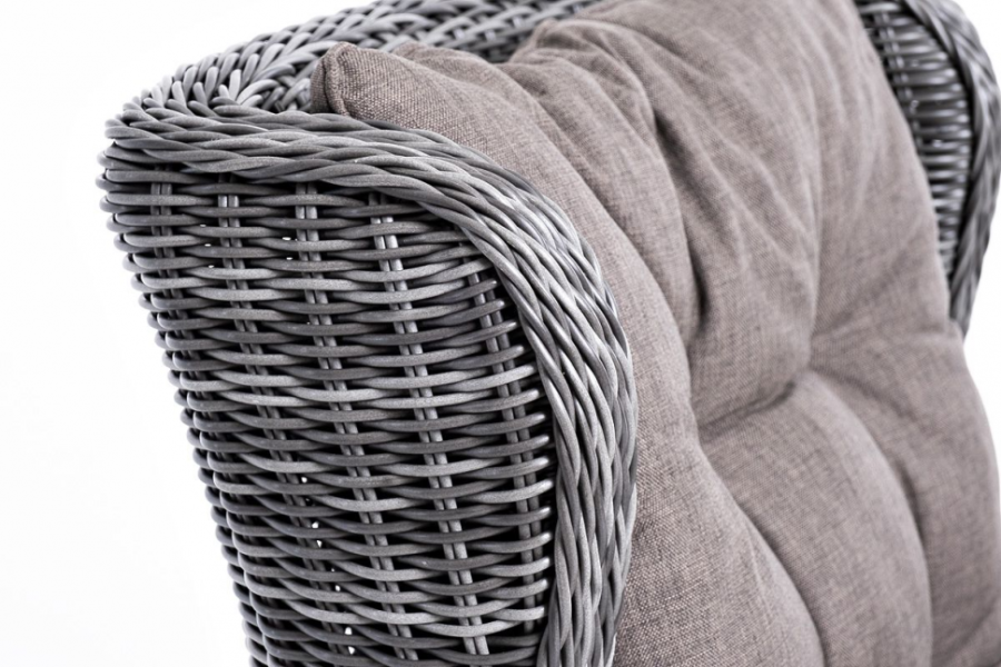 Кресло Форио из искусственного ротанга раскладное графит 4sis