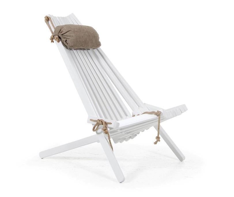 Кресло шезлонг Ribbon white 3001-5 Brafab