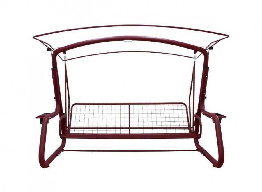 Садовые качели Эдем Люкс, бордо Garden